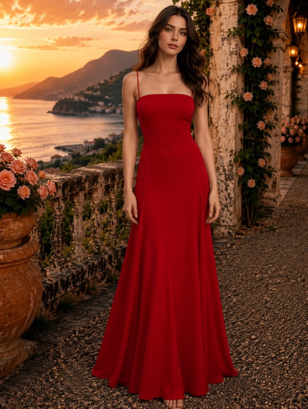 NWT Abercrombie Godet Clasp Ruby Red Strapless Maxi Dress Small P Bridesmaid S
